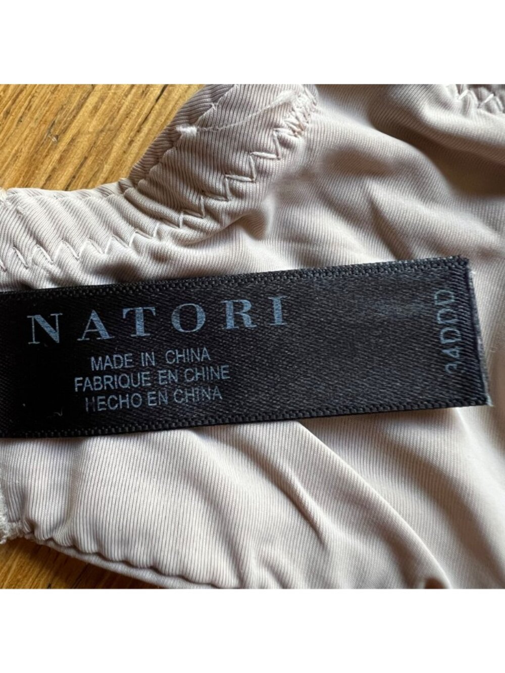 Natori Size 34DDD Beige Cafe Pure Luxe Full Fit Underwired Push Up Bra 732080 - Picture 7 of 13